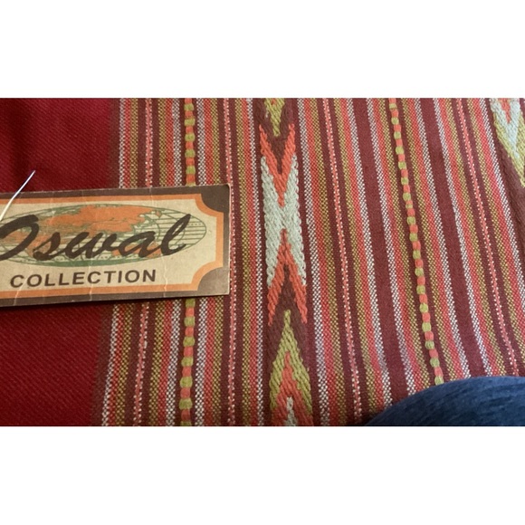 LAST CHANCE $10 INDIA THROW FROM SHREE GAJANAN. HIGH QUALITY. OSWAL COLLECTION - Picture 2 of 10